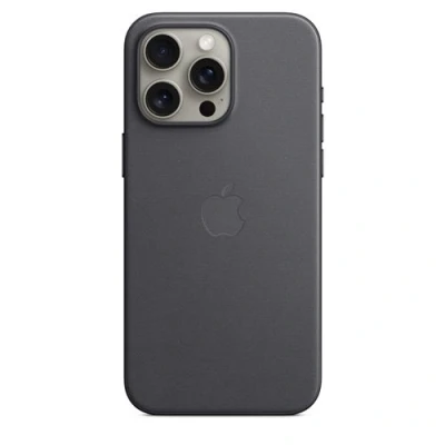 Image de Apple MagSafe Textiel Back Cover Noir iPhone 15 Pro Max