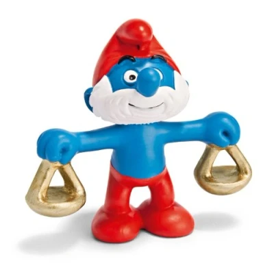 Afbeelding van Schleich Weegschaal smurf 20726