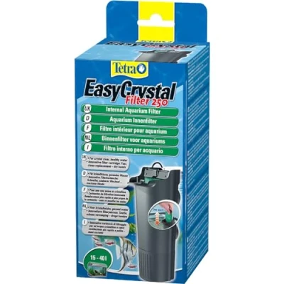 Image de Tetra EasyCrystal 250 Filtre Intérieur pour Aquarium de 15 à 40L Triple Filtration Brevetée Sans Odeur Utilisation et Maintenance Simple