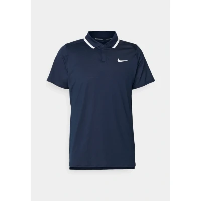 Afbeelding van Nike Performance Poloshirt, Heren, Maat: 38 42, Obsidian/white