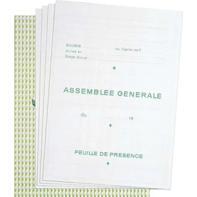 Image de 100 Feuillets Exacompta Mobiles Délibérations folioté 4 trous