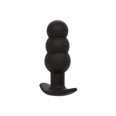 Afbeelding van Vibrerende Buttplug CalExotics Rock Bottom Beaded Probe Zwart