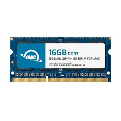 Afbeelding van OWC 16 GB geheugenmodule PC14900 DDR3 1866MHz SO DIMM voor iMac 27&quot; met Retina 5K display (eind 2015) en compatibele pc&#039;s