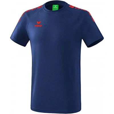 Afbeelding van Erima Essential 5 C T shirt zwart/green gecko