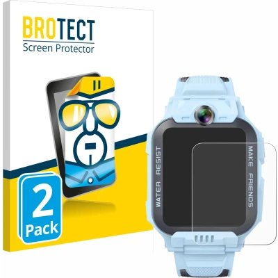 Afbeelding van BROTECT Screenprotector voor Imoo Watch Phone Z7 Folie Beschermfolie transparant (2 Stuks)