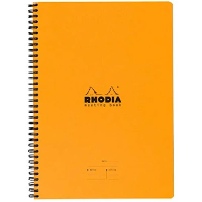 Image de Meeting Book Classic Reliure Intégrale 22,5x297 160 pages Imprimées Détachables Couverture Orange