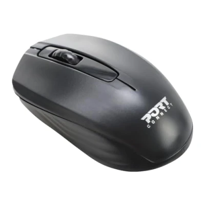 Afbeelding van Port Designs 900508 Muis Ambidextrous RF Draadloos+USB Type C 1000 DPI (Draadloze), Muis, Zwart