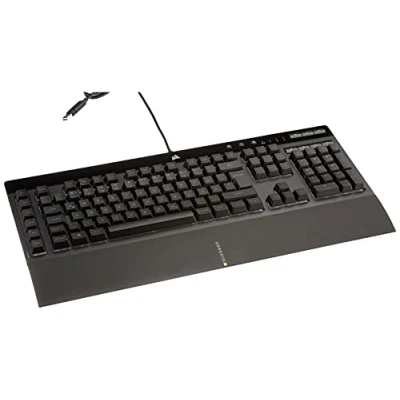 Image de Clavier Corsair K55 RGB Pro CH 9226765 DE Filaire USB QWERTZ Noir