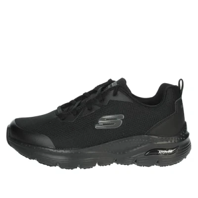 Afbeelding van Skechers Arch Fit SR, damessneakers, Textiel synthetisch zwart