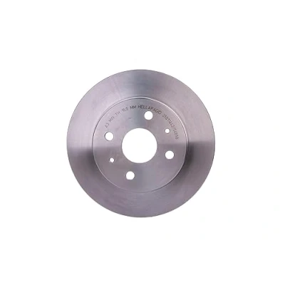 Afbeelding van HELLA 8DD 355 114 421 Remschijf 246 17 04/06 100 interne ventilatie Zonder wielbevestigingsbout, wielnaaf DAIHATSU: Cuore 7, Sirion II
