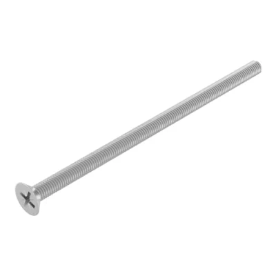 Afbeelding van SECCARO 20 stuks verzonken schroeven M5 x 100 mm roestvrij staal V2A VA A2 DIN 965 Phillip/PZ volledige schroefdraad