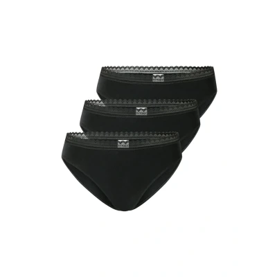 Afbeelding van Schiesser 3PACK RIO Slip, Dames, Maat: 38, Schwarz