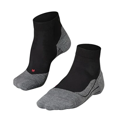 Image de FALKE RU4 Endurance Short M SSO coton anti ampoule 1 paire, Chaussettes de course Homme, Noir (Black Mix 3010), 39 41