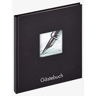 Image de Walther Gb 205 b Fun Livre D&#039;or, 23x25 Cm, Avec Découpe Pour La Conception Personnelle, Noir