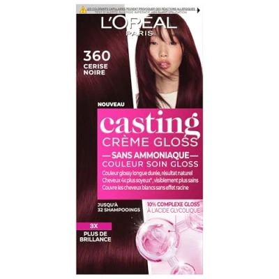 Afbeelding van L&#039;Oréal Paris Casting Crème Gloss Haarverf, 360, kersenzwart
