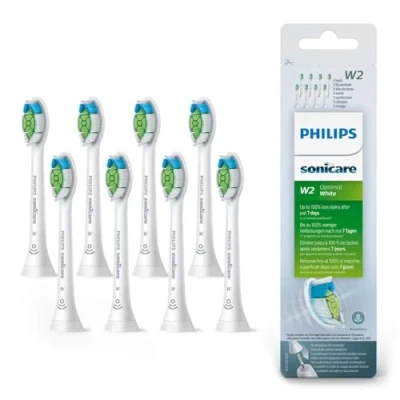 Afbeelding van Philips Sonicare Opzetborstels Optimal White Wit 8 Stuks
