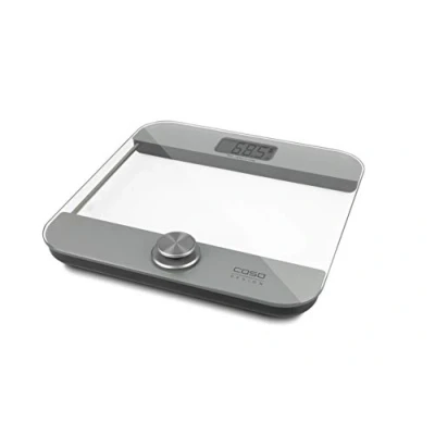 Afbeelding van CASO Body Energy Ecostyle personenweegschaal, design zonder batterijen, met hoogwaardig glazen oppervlak, tot 180 kg in stappen van 100 g