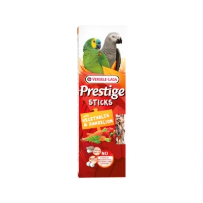Afbeelding van Versele Laga Prestige Sticks Papegaaien Vogelsnack Groente Paardenbloem 140 g 2 stuks