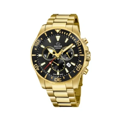 Afbeelding van Jaguar Chronograaf, Heren, Maat: One Size, Goldfarben