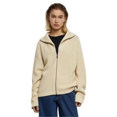 Afbeelding van Urban Classics ZIP Vest, Dames, Maat: Large, Sand