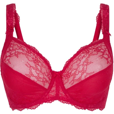 Afbeelding van Lingadore FULL Coverage Spitze Beugel BH, Dames, Maat: 75H, Red
