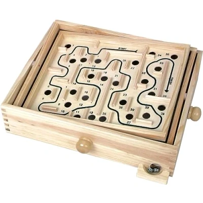 Afbeelding van Tobar 00368 houten doolhof met ballen