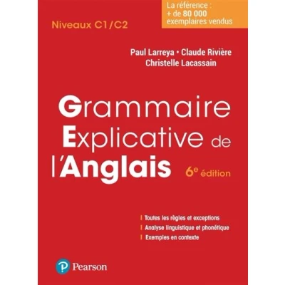 Image de Grammaire explicative de l&#039;anglais 6e édition