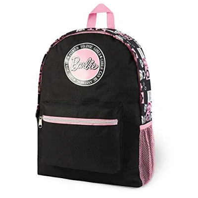 Afbeelding van Barbie rugzak voor meisjes, roze, met regenboog, Zwart/Roze