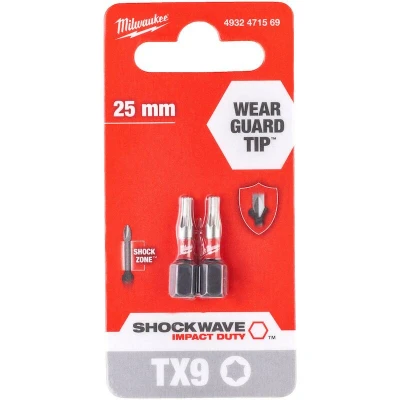 Afbeelding van MILWAUKEE 4932471569 Schroefbit gereedschapsstaal