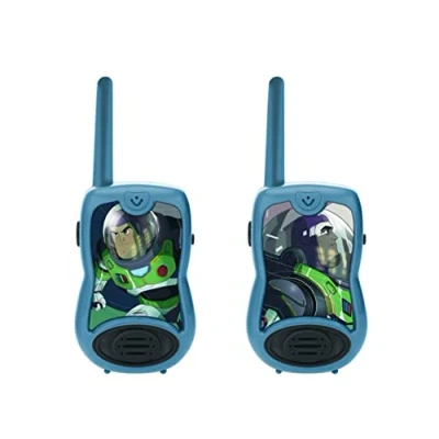 Image de Lexibook, Buzz Lightyear, Walkie talkies 200m, Juego de comunicación para niños, 2 Canales comunicación, Clip cinturón, a Pilas, Gris, TW12LY