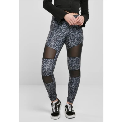 Afbeelding van Urban Classics TECH MESH AOP Legging, Dames, Maat: Medium, Snowleo