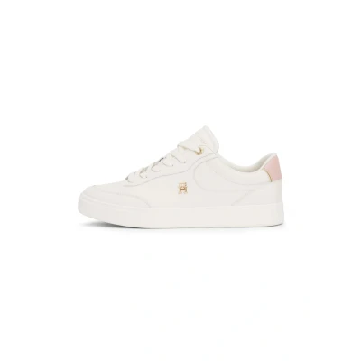 Afbeelding van Tommy Hilfiger Essential CHIC Court Sneakers laag, Dames, Maat: 36, Ancient white Leer