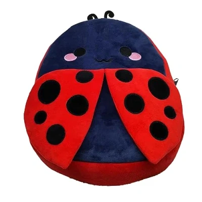 Afbeelding van Rugzak Pluche Adorabugs Lieveheersbeestje 30x23x10cm
