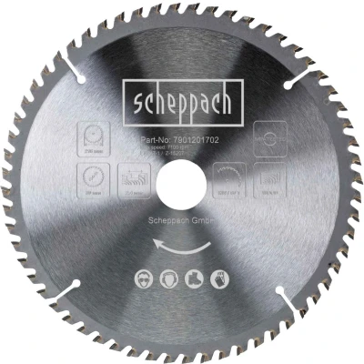 Afbeelding van Scheppach Cirkelzaagblad 60T HW Ø 30x2,4x1,6 mm