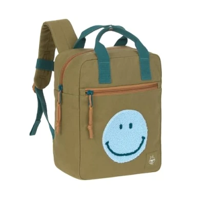 Afbeelding van Lässig Little One &amp; Me Square Kinderrugzak Backpack Small GOTS olive