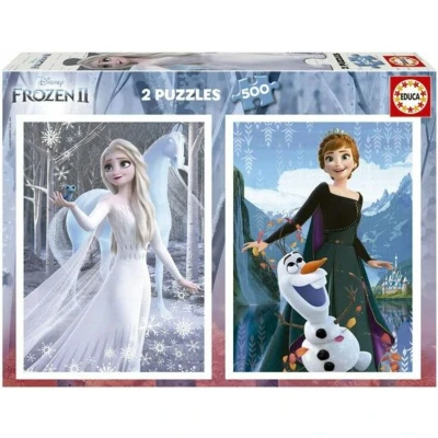 Afbeelding van Puzzel Educa Frozen II (2 x 500 pcs)