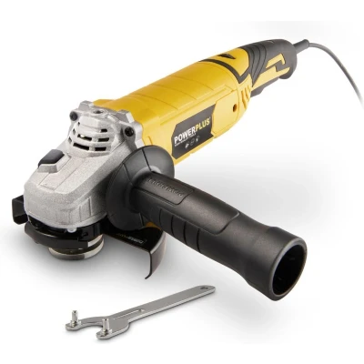 Afbeelding van Powerplus POWX0614 Elektrische haakse slijper 1200W 125mm schijfdiameter 3m kabel Incl. accessoires Excl. slijpschijf