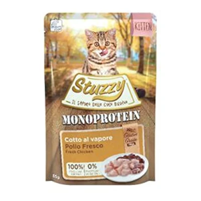 Afbeelding van Stuzzy Kitten No Grain Pouch Kattenvoer Kip 85 g