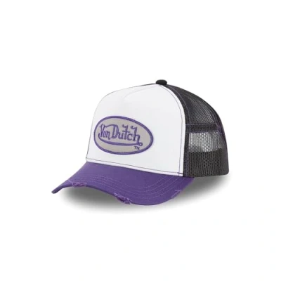 Afbeelding van Von Dutch Truckerpet met net Summer Purple, Paars.