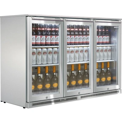 Afbeelding van Barkoeler OUTDOOR RVS 3 klapdeuren 310L (H)84x(B)135x(D)50
