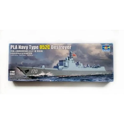 Afbeelding van 1:700 Trumpeter 06730 PLA Navy Type 052C Destroyer Plastic Modelbouwpakket