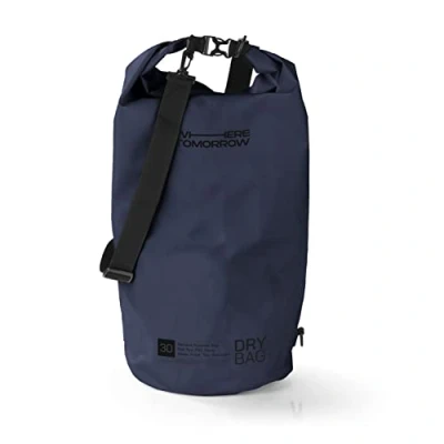 Afbeelding van Where Tomorrow PVC dry bag Style 01 30L donkerblauw