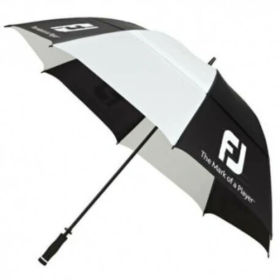 Afbeelding van Footjoy Golfparaplu Wit Zwart