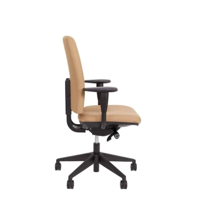 Afbeelding van Ergonomische bureaustoel A680 met EN 1335 normering beige stof