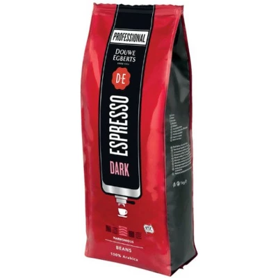Afbeelding van Koffie Douwe Egberts espresso bonen dark roast 1kg