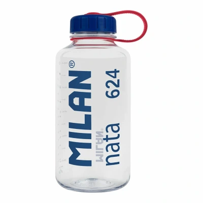 Afbeelding van MILAN® Tritan fles, 1 l, crèmekleurig, 624, transparant