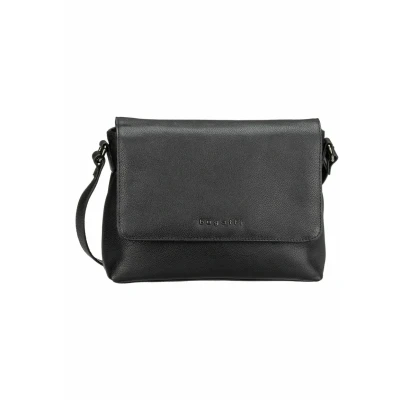 Afbeelding van bugatti Schoudertas Bella Shoulder Bag With Flap Black Zwart