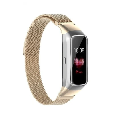 Afbeelding van Milanese band Champagne goud Samsung Galaxy Watch Fit