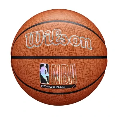 Afbeelding van Wilson NBA Forge Plus Ball, Unisex, Zwart, basketbal, maat: 7