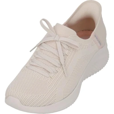 Image de Skechers Baskets Ultra Flex 3.0 Brilliant Path pour femme, Bordure pervenche en tricot naturel, 37 EU